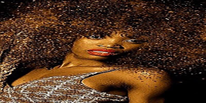 Sexy Face Hair Portrait Sensual Lure Woman Afro